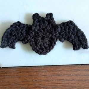 Black Bat Crochet Decoration- Handmade